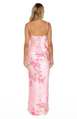 Antoni Pink Floral Maxi Dress
