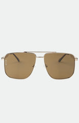Otra Eyewear Sorrento Brown/Gold Aviator Sunglasses
