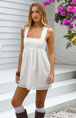 Kindered Hearts White Mini Dress