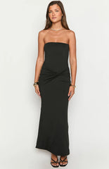 Matilda Black Strapless Maxi Dress