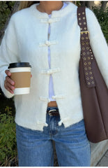 Sylvie Cream Knit Sweater