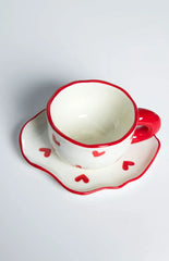 Adore Red Heart Mug Set