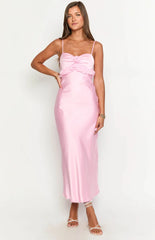 Bella Pink Maxi Dress