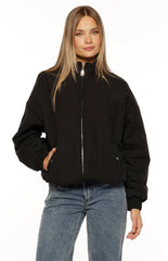Ace Black Oversized Puffer Jacket